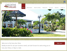 Tablet Screenshot of executive-villas.com